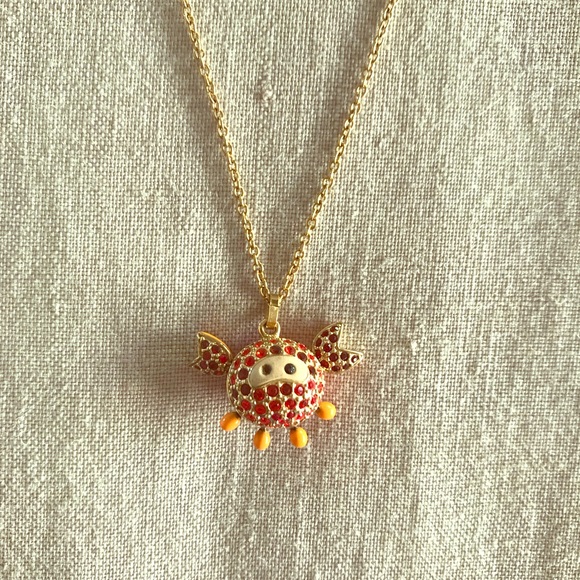 Swarovski Crystal Gold Layering Crab 
